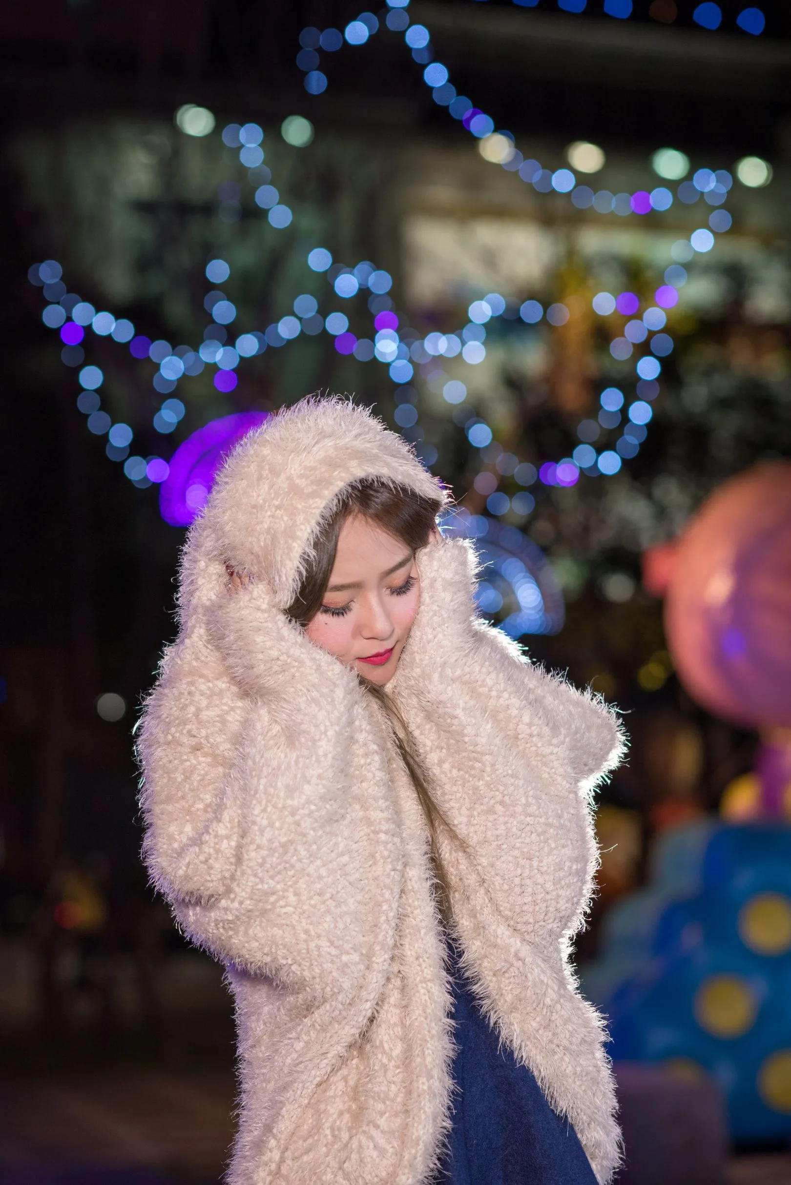 [Buổi chụp ảnh ngoài trời của Beautyleg] Winnie Xiaoxue - Bộ sưu tập ảnh đêm độ phân giải cực cao tại Công viên Giáng sinh Thành phố Đài Bắc Mới - 14