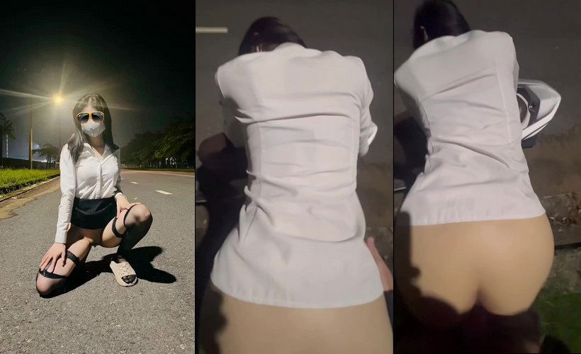 Clip: Đang đi thì bé 2k4 đòi dừng xe chơi public giữa đường - Clip Hot Việt