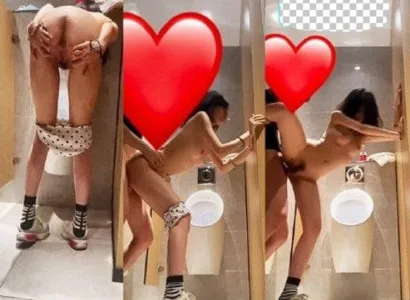 Vụng trộm với người yêu trong toilet công cộng