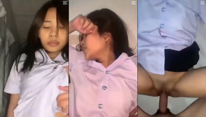 Clip: Bé nữ sinh trong bộ đồng phục trường trốn học đi nhà nghỉ tuổi này mà em dâm quá - Clip Hot Việt