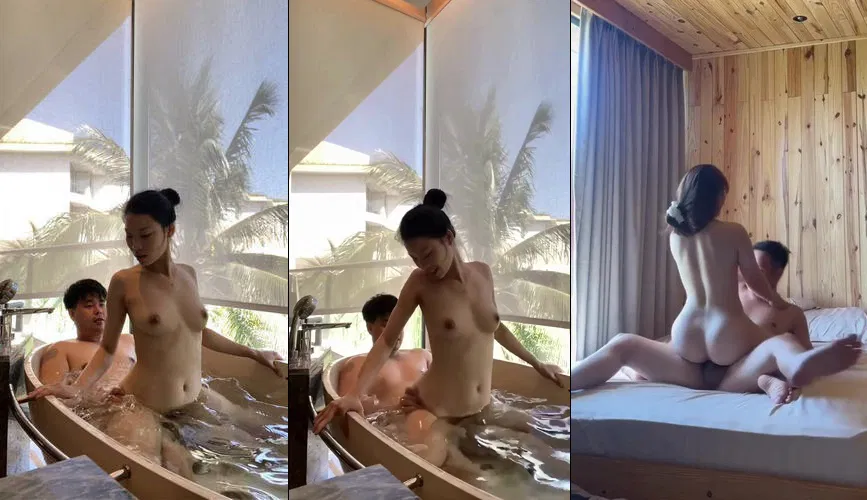 Clip: Từ bồn tắm đến phòng ngủ kỷ niệm với em trong chuyến du lịch ở homestay - Clip Hot Việt