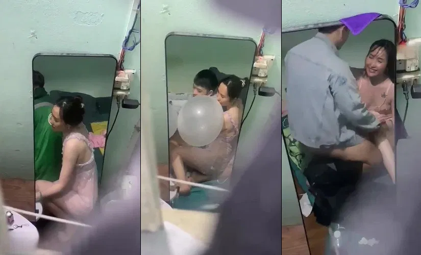 Clip: Chị hàng xóm và anh grab may mắn bú bóng xong bú luôn chị - Clip Hot Việt