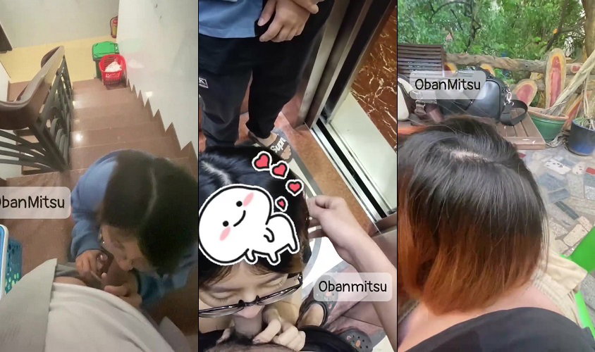 Clip: Bé sinh viên kính cận nghiện public từ thang bộ nhà nghỉ đến thang máy, quán cà phê chỗ nào em cũng chơi - Clip Hot Việt