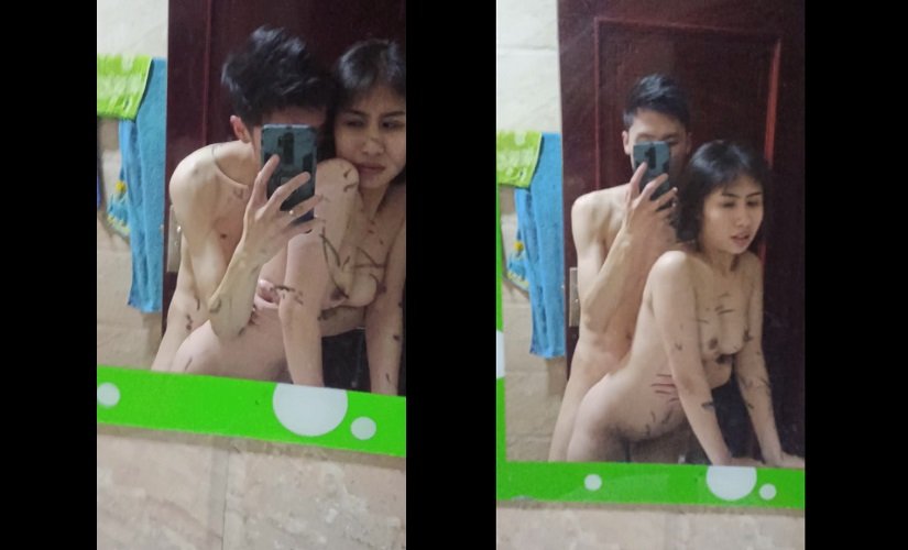 Clip: Xin mãi em mới cho quay phim chịch trước gương - Clip Hot Việt