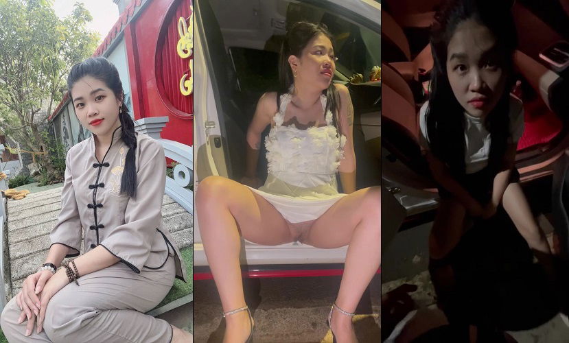 Clip: Đưa em đi dạo ở công viên bắt em cởi quần lót phô dâm rồi bú cu public - Clip Hot Việt