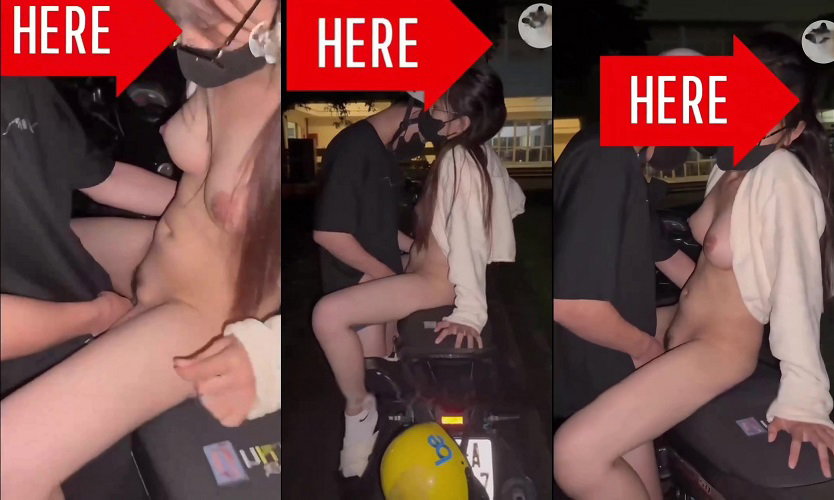 Clip: Anh tài xế Be may mắn chịch bé sinh viên kính cận ngay trên yên xe trong trường - Clip Hot Việt