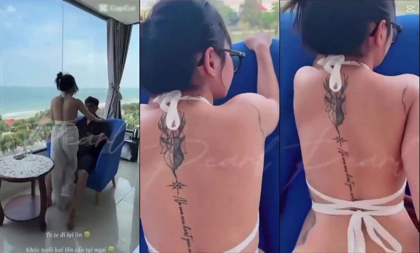 Clip: Chơi em sinh viên kính cận bên cửa sổ trong chuyến du lịch biển - Clip Hot Việt