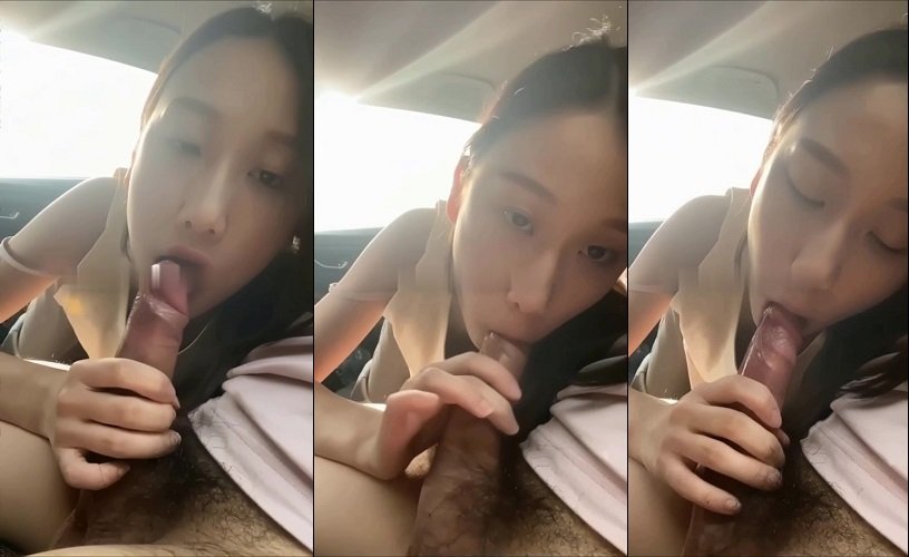 Clip: Đang đi chơi nứng lên em tụt quần bú cu anh trên xe ô tô - Clip Hot Việt