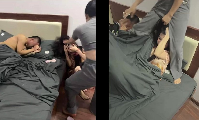 Clip: Đang hút bóng tâm sự với người yêu thì bị vợ gank - Clip Hot Việt