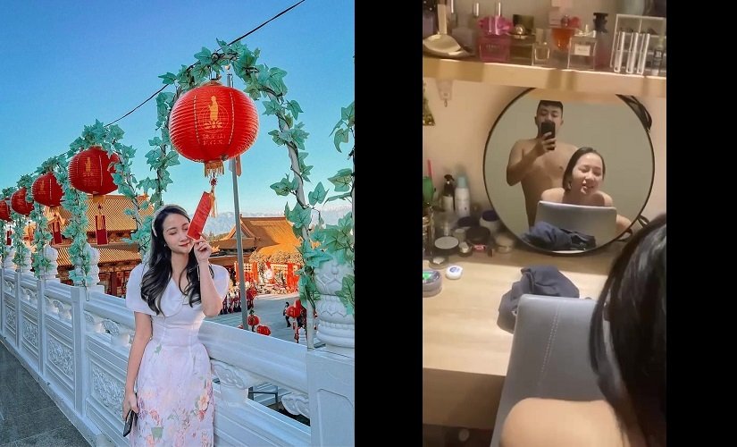 Clip: Da trắng dáng ngon chơi em trước trên bàn trang điểm - Clip Hot Việt