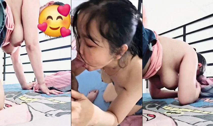 Clip: Em gái vú siêu to đung đưa lúc lắc bú cu kẹp vú anh trên gác lửng - Clip Hot Việt