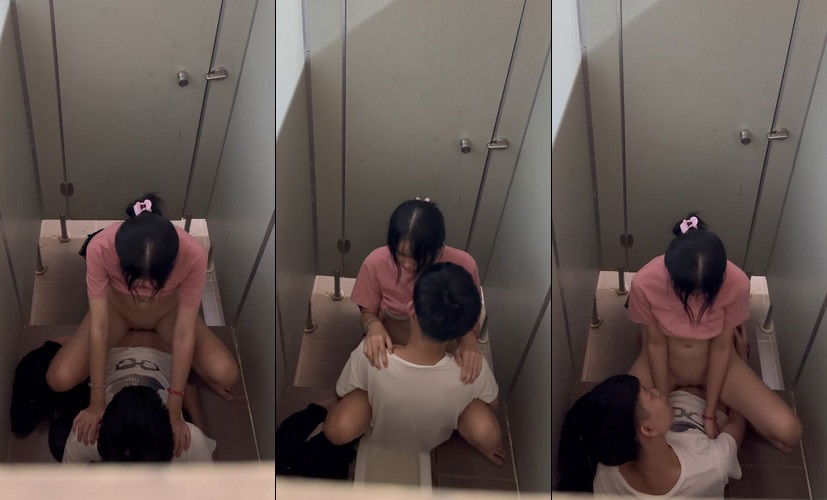 Clip: Bé sinh viên năm nhất Cao đẳng Đồng An – Bình Dương và người yêu lén lút trong wc trường - Clip Hot Việt
