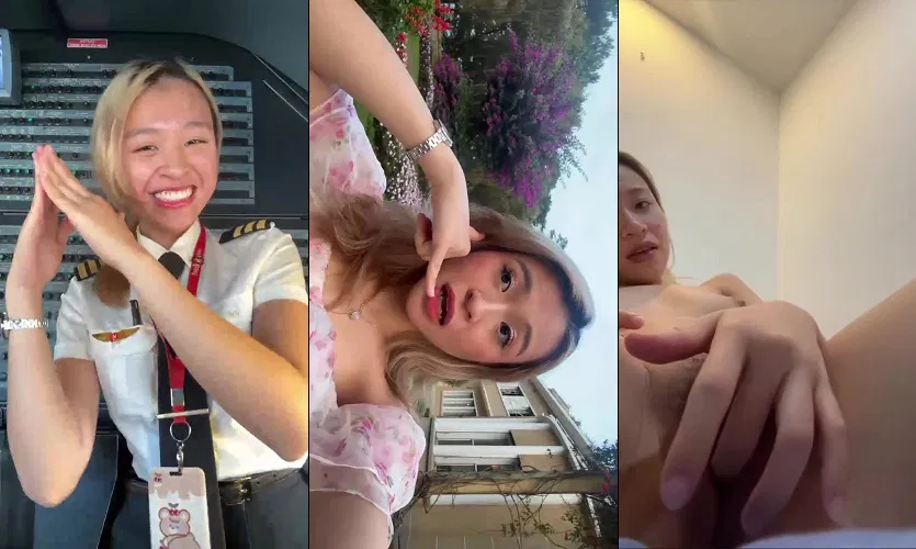 Clip: Nữ phi công Vietjet lộ clip nghịch đồ chơi cho người yêu xem – Phần 2 - Clip Hot Việt