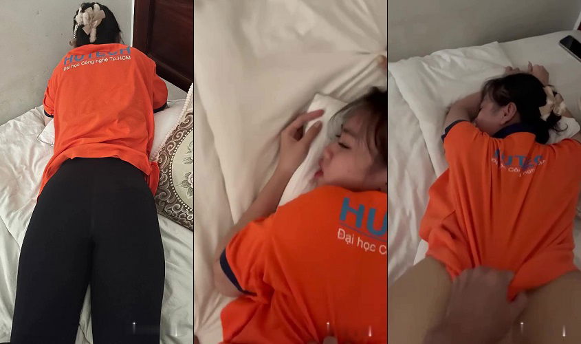 Clip: Bé Nguyên 2k3 sinh viên Đại học Công Nghệ Hutech - Clip Hot Việt